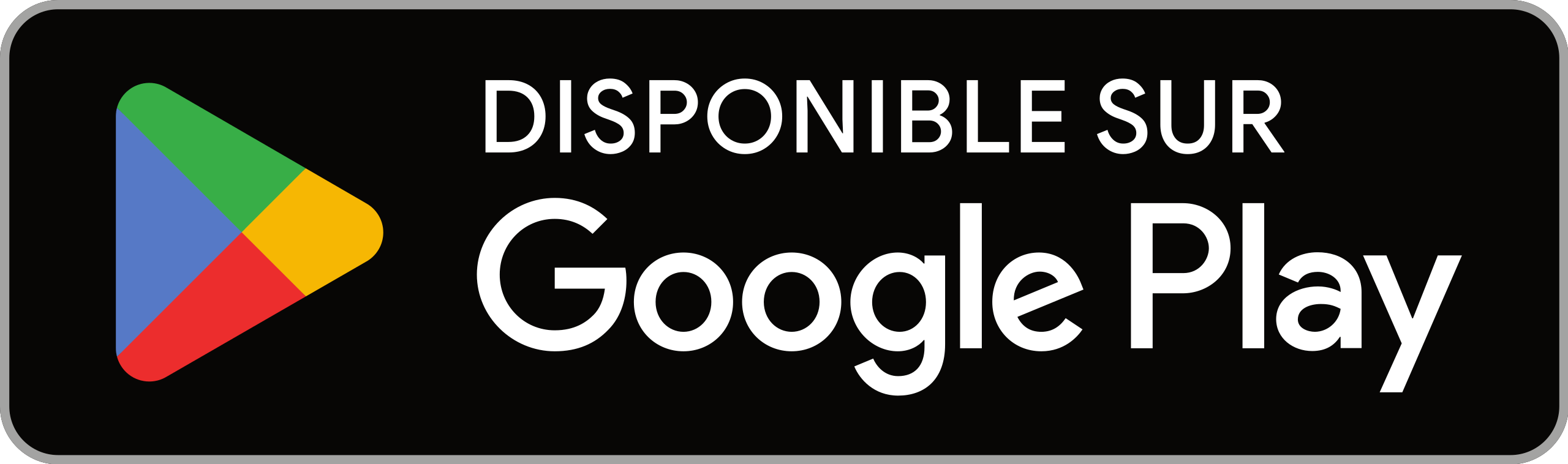 Bouton de téléchargement sur le Play Store